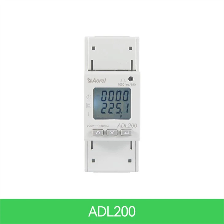 Medidor Kwh de carril DIN monofásico