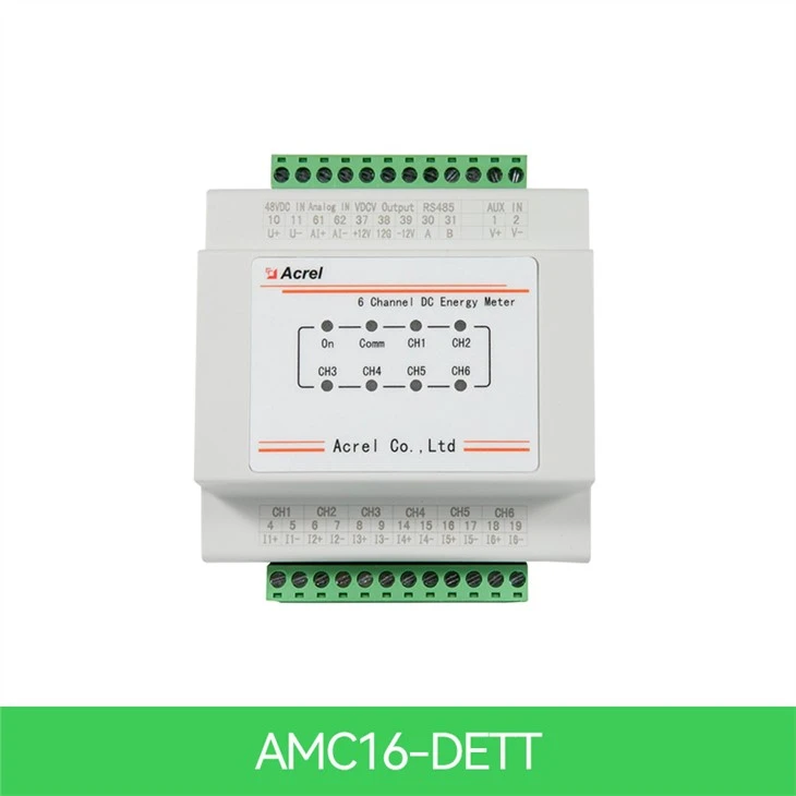 Medidor de energía CC multicanal